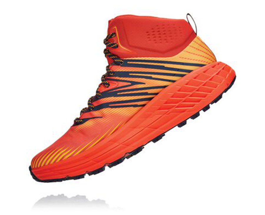 Hoka One One Trainers Mens Red - Speedgoat Mid GORE-TEX 2 - 68524SGAF